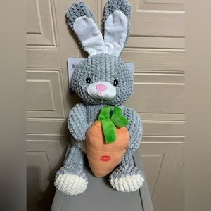 Beutiful Patcwork Dog Toy Bunny With Squeaker 18”